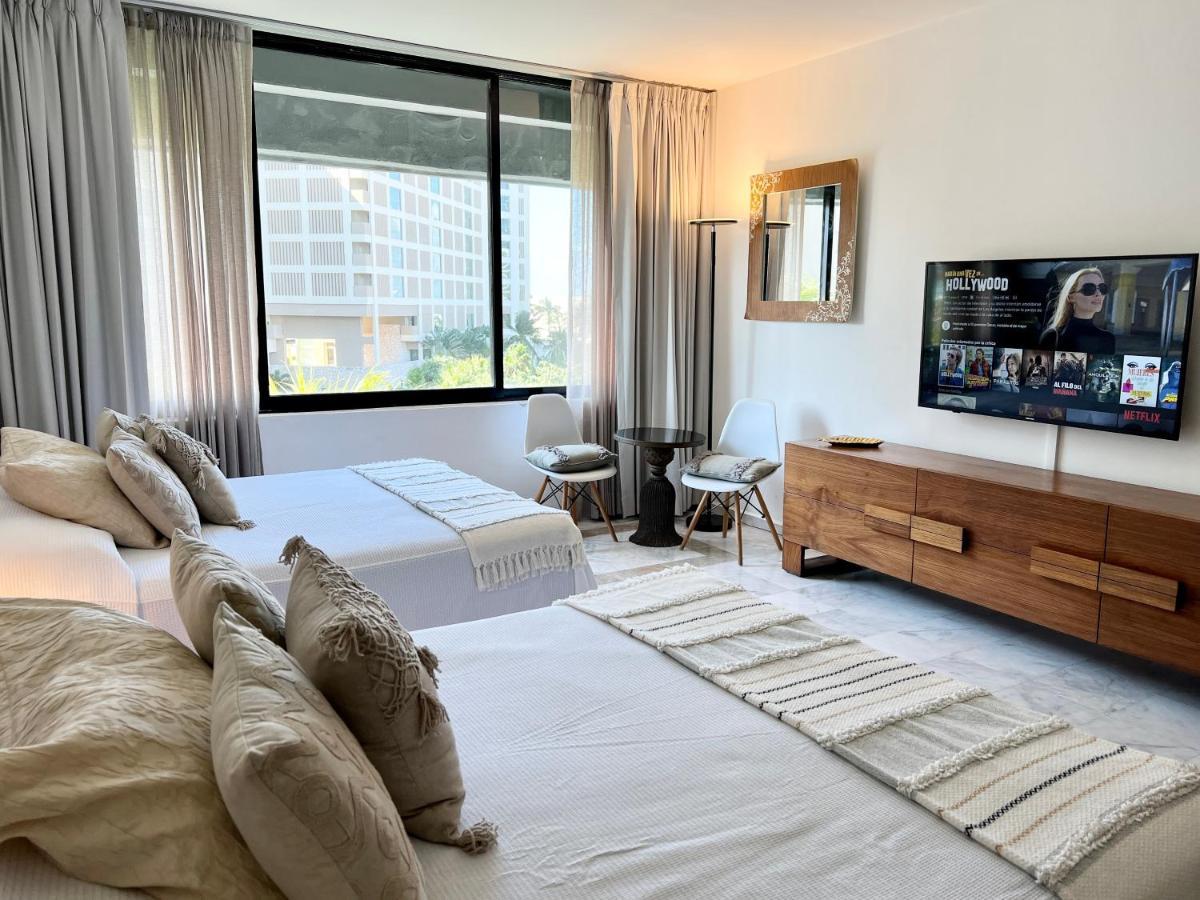 Xcanan Loft On Park Royal, The Best Area In Cancun Right On The Beach Экстерьер фото